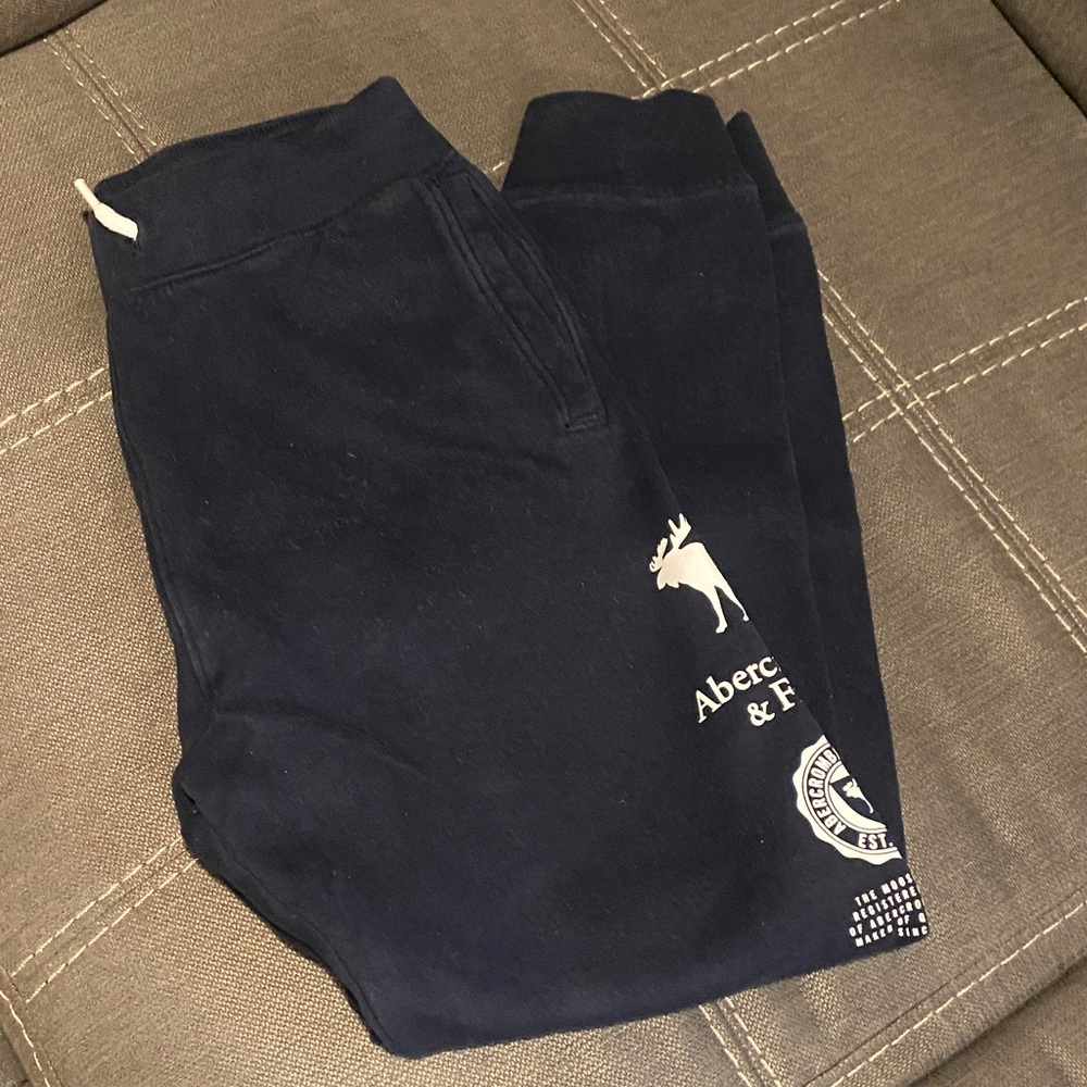 Abercrombie & Fitch Kids Dark Blue Joggers